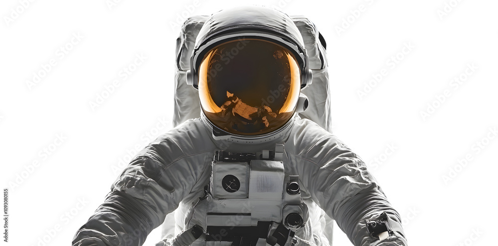 Astronaut in space suit isolated on transparent background Astronaut in space suit isolated on transparent background