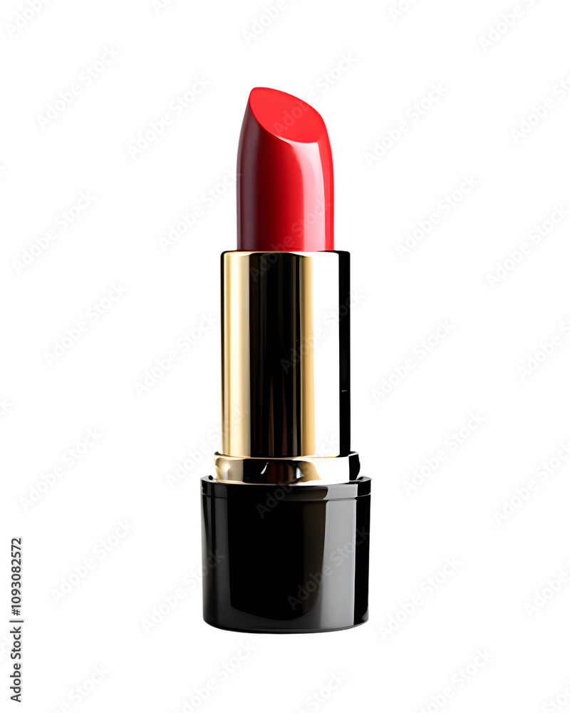 Red lipstick isolated on white transparent background Red lipstick isolated on white transparent background