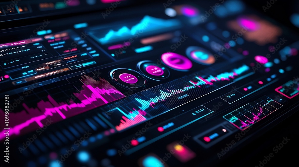 Vibrant and modern cryptocurrency exchange interface with dynamic charts graphs and data visualization elements Vibrant and modern cryptocurrency exchange interface with dynamic charts graphs and data visualization elements