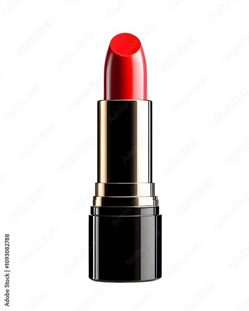 Red lipstick isolated on white transparent background Red lipstick isolated on white transparent background