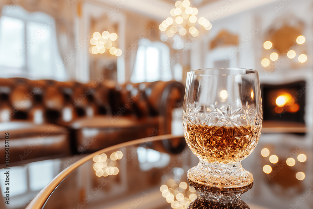 Luxurious furnishings and elegant decor create a sophisticated, inviting atmosphere in the refined sitting room