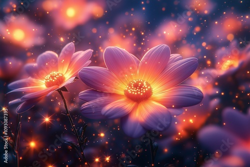 Glowing petals of an ethereal flower captured in electrography style, resembling kirlian photography, radiating vibrant energy and mystic beauty.






 photo