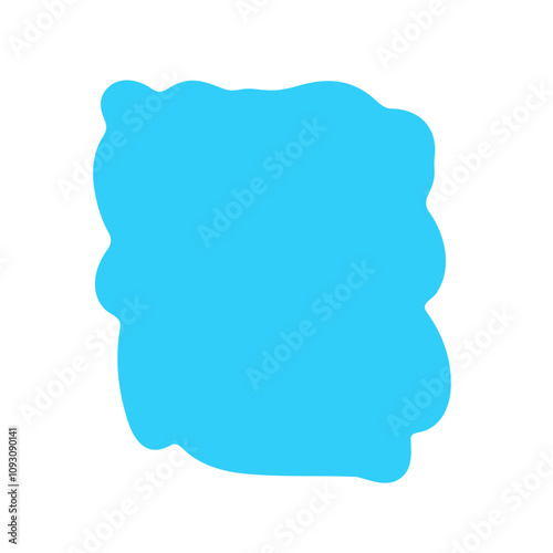blue Cute cloud Text Box