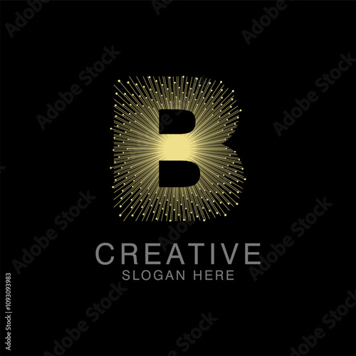 Unique Modern Creative elegant letter B logo Abstract template Design. Premium Monogram Vector
