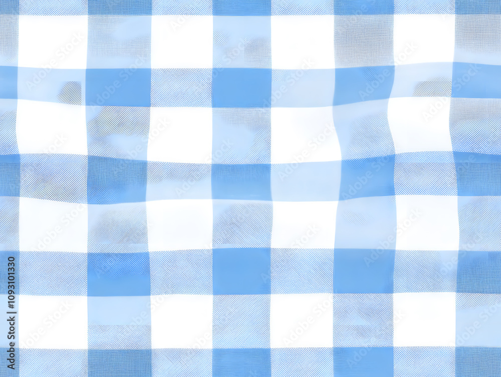 Light blue gingham pattern Light blue gingham pattern