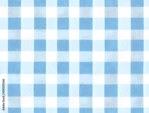 Light blue gingham pattern 