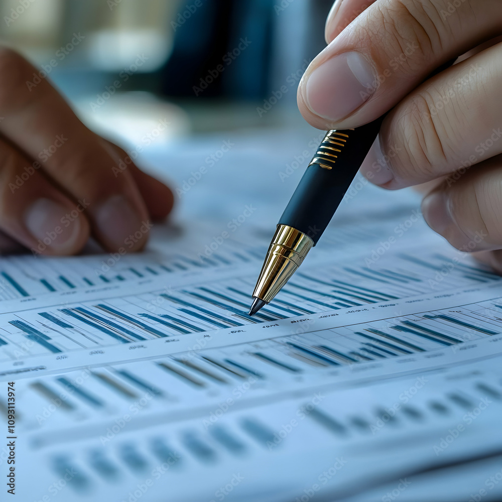 Photo Business Analysis Chart Review Financial Report Photo Business Analysis Chart Review Financial Report