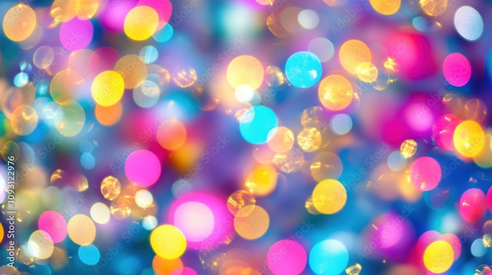 Colorful Bokeh Lights Abstract Background Image Colorful Bokeh Lights Abstract Background Image