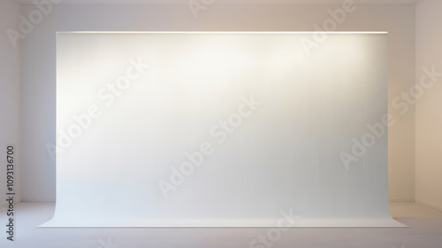Wallpaper Mural Empty white room studio background Torontodigital.ca