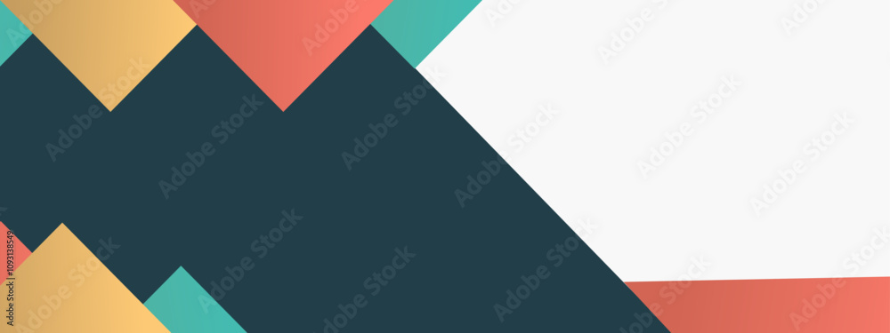 Abstract modern colorful creative dynamic banner background