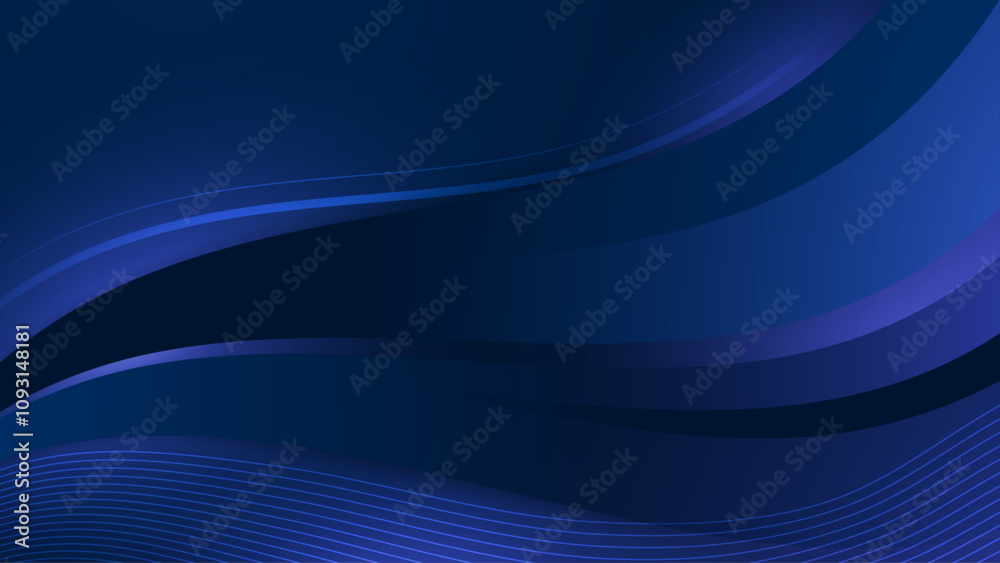 Blue Vector Abstract Background With Simple Geometric Shapes. For Background, Banner, Pamphlet, Certificate and Presentation Blue Vector Abstract Background With Simple Geometric Shapes. For Background, Banner, Pamphlet, Certificate and Presentation