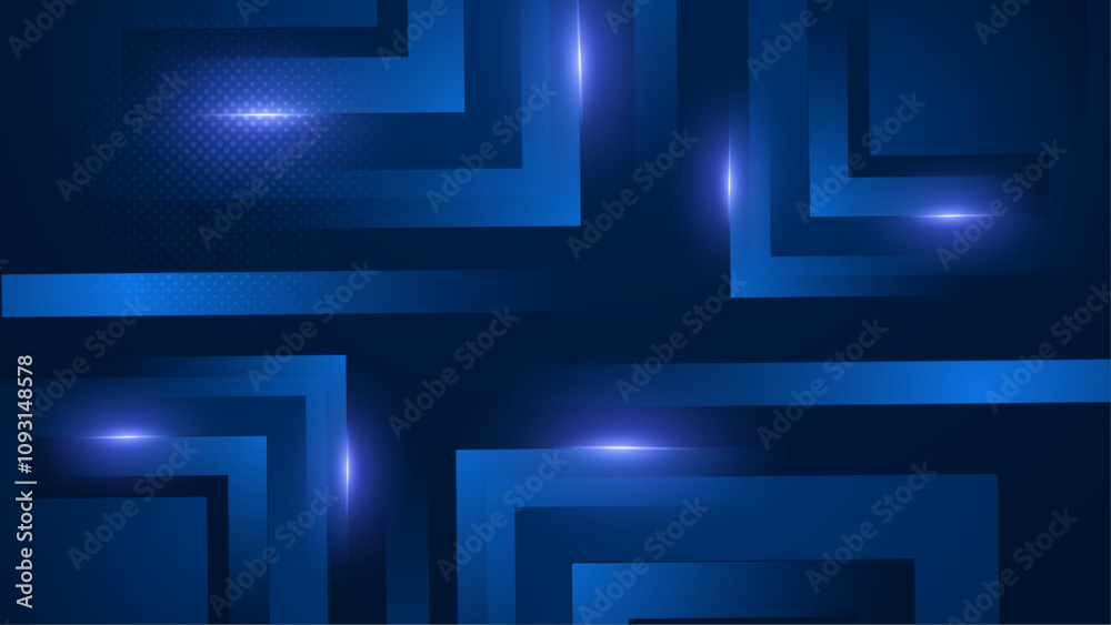 Blue Vector Abstract Background With Simple Geometric Shapes. For Background, Banner, Pamphlet, Certificate and Presentation Blue Vector Abstract Background With Simple Geometric Shapes. For Background, Banner, Pamphlet, Certificate and Presentation