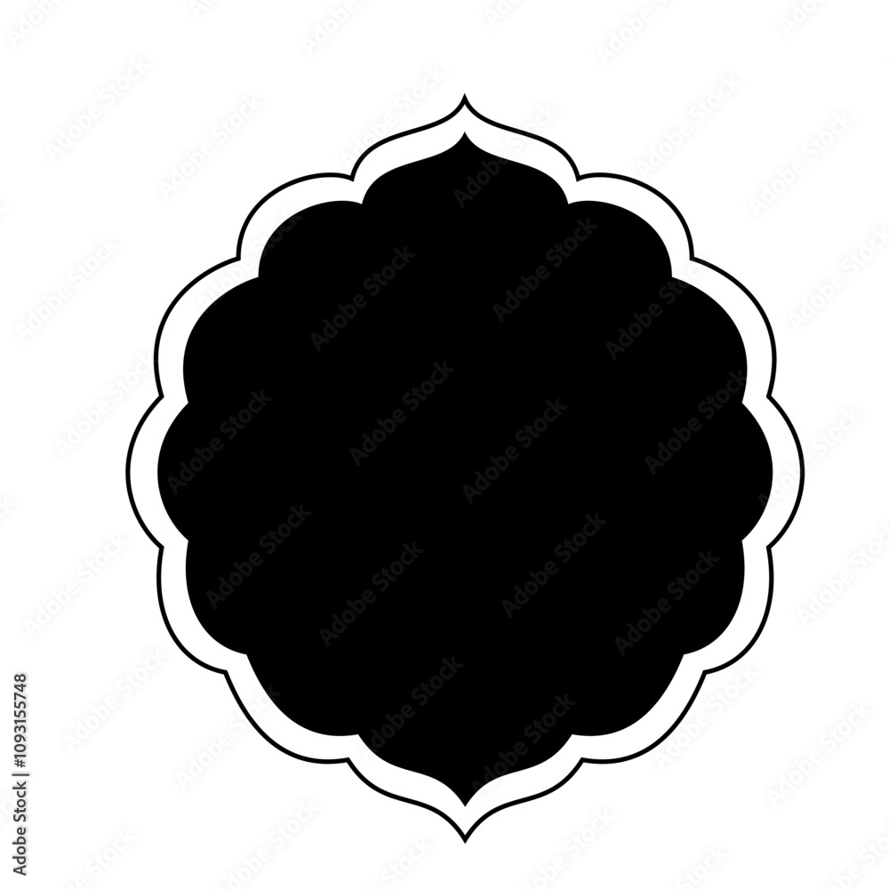 Invitation card frame icon.Graphic banners for advertisement and websites.Vintage label and badge shape Invitation card frame icon.Graphic banners for advertisement and websites.Vintage label and badge shape