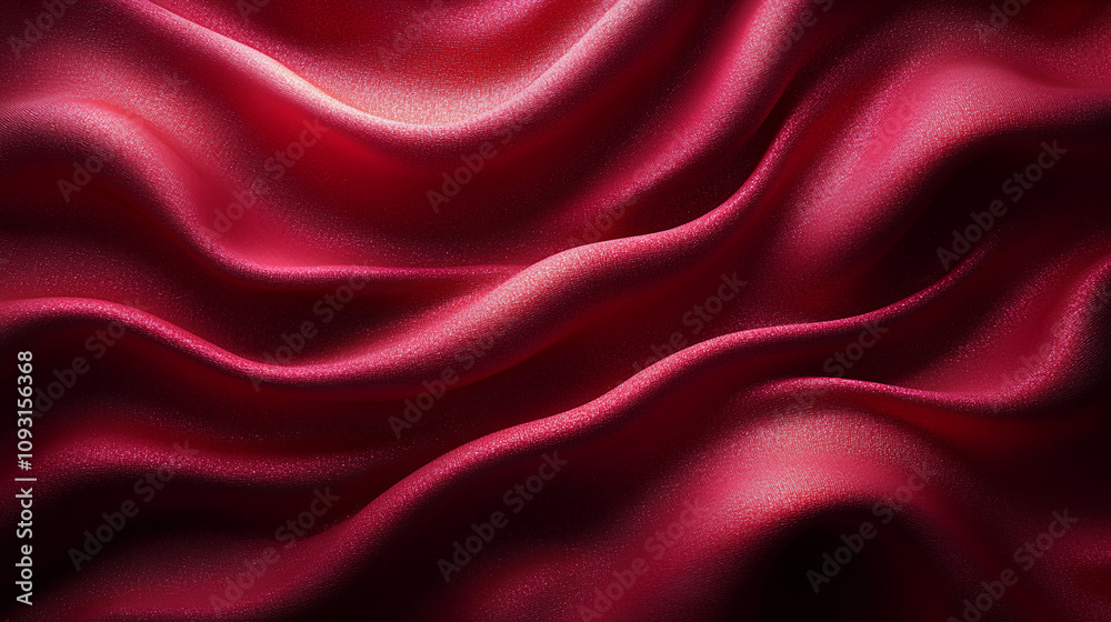 Fototapeta premium Luxurious Velvet Red Texture Abstract Background