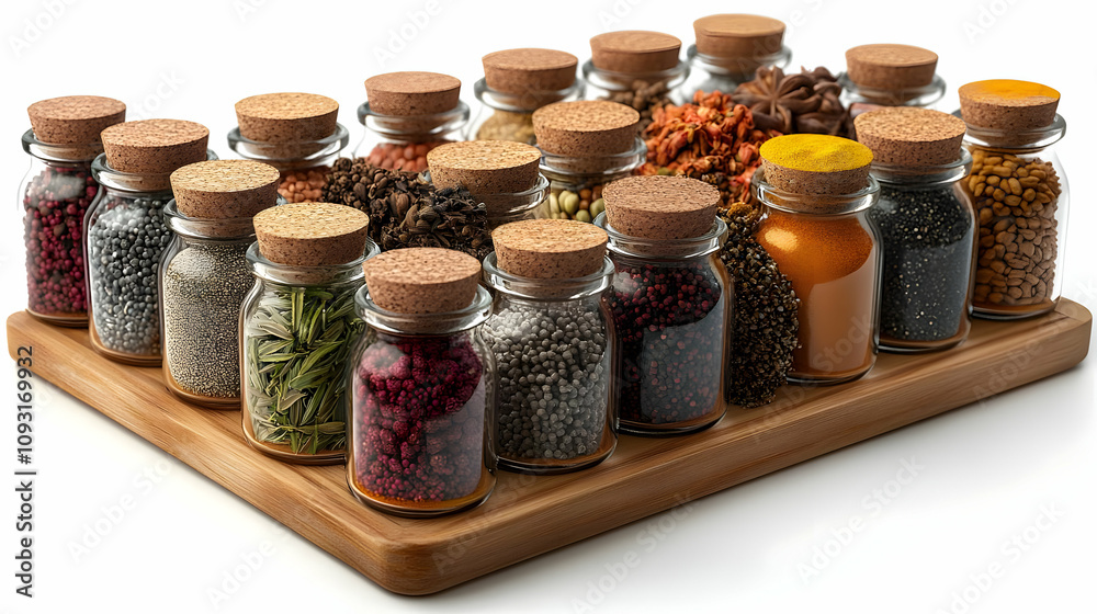 Photo Spice Jars Herbs Seasoning Ingredient Flavor Food Cooking Culinary Aromatic Photo Spice Jars Herbs Seasoning Ingredient Flavor Food Cooking Culinary Aromatic