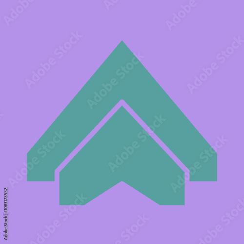 Double Arrow Upicon Design photo