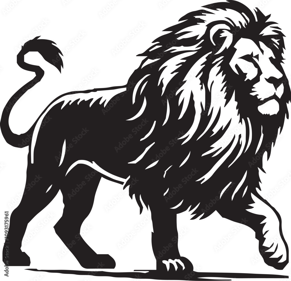 Fototapeta premium lion illustration