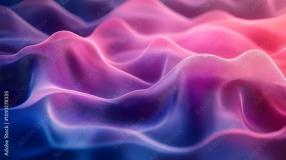 Abstract Background - 3D Pink and Blue Wave Pattern Abstract Background - 3D Pink and Blue Wave Pattern