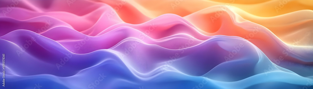 Abstract Background - Colorful Wave Pattern Abstract Background - Colorful Wave Pattern