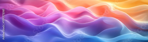 Abstract Background - Colorful Wave Pattern