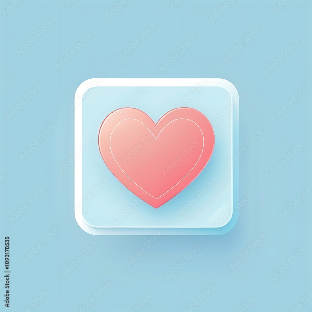 baby blue heart icon baby blue heart icon