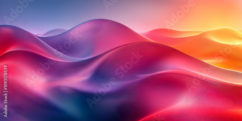 Abstract Background - Colorful Wavy Dunes