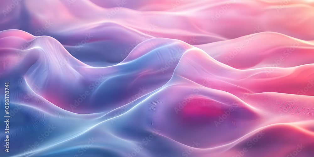 Abstract Background - Flowing Pink and Blue Waves Abstract Background - Flowing Pink and Blue Waves