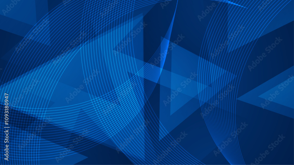 Blue Vector Abstract Background With Simple Geometric Shapes. For Background, Banner, Pamphlet, Certificate and Presentation Blue Vector Abstract Background With Simple Geometric Shapes. For Background, Banner, Pamphlet, Certificate and Presentation
