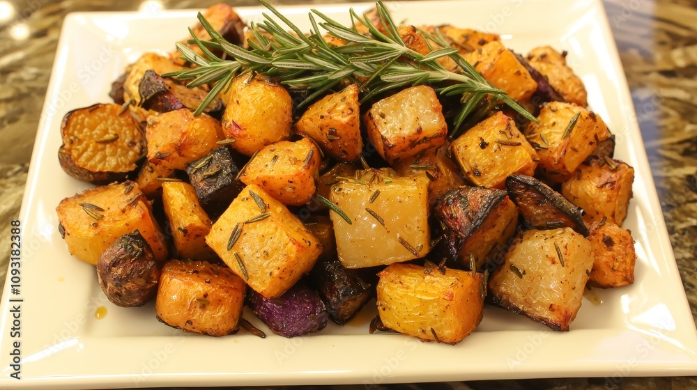 Savory roasted vegetables kitchen food photography home cooking close-up healthy eating Savory roasted vegetables kitchen food photography home cooking close-up healthy eating