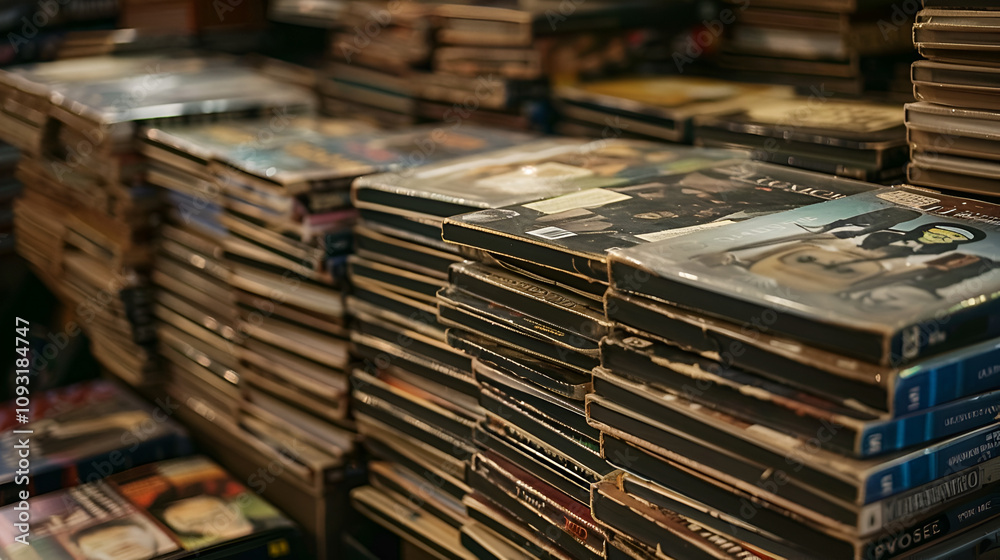 Fototapeta premium DVD box