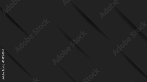 Illustration Of Black Geometric Abstract