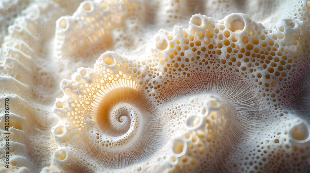Coccolithophore Microscopic Texture: Intricate Spiral Pattern, Macro Photography, Natural Light Coccolithophore Microscopic Texture: Intricate Spiral Pattern, Macro Photography, Natural Light