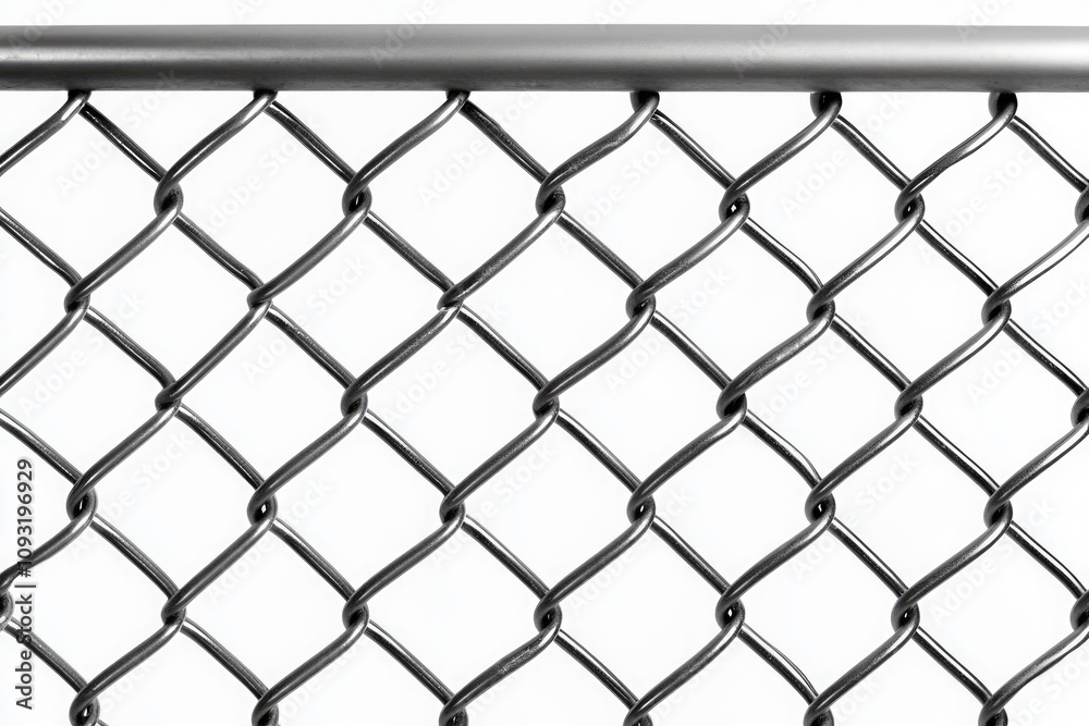 Fototapeta premium Metal Fence Close Up