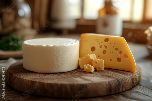 Photo - Cheese Board with Swiss and White Cheese