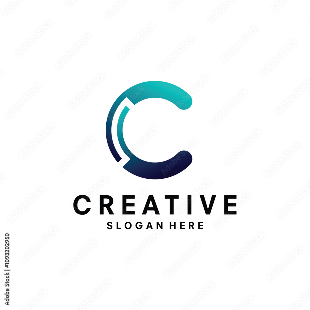C Letter logo abstract design template illustration vector C Letter logo abstract design template illustration vector