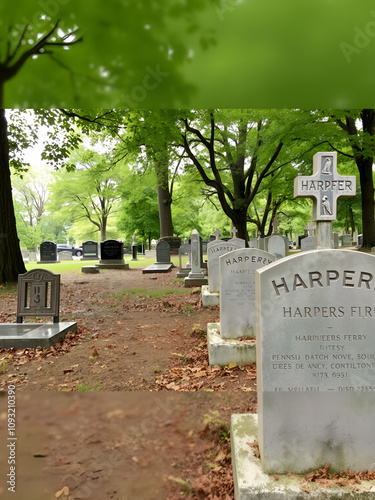 Harpers Ferry graveyard photo