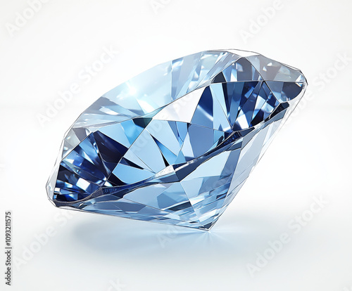 diamond on white background