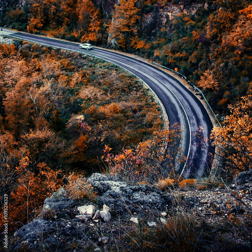 autumn in the mountains