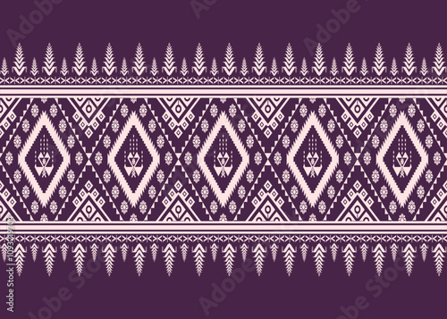 Geometric ethnic Traditional,Navajo tribal vector seamless pattern, Native American ornament, Ethnic South Western decor style, Boho geometric ornament, Vector seamless pattern, Mexican blanket,