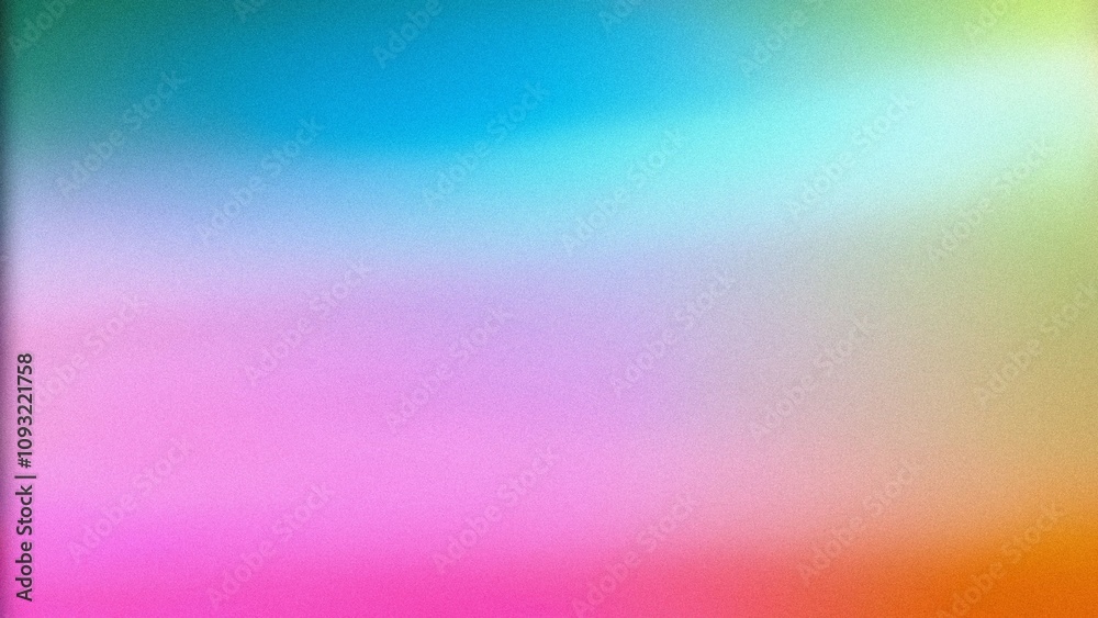 Fototapeta premium Colorful gradient background. Vibrant hues blend seamlessly, evoking joy and serenity. Perfect for cheerful designs.