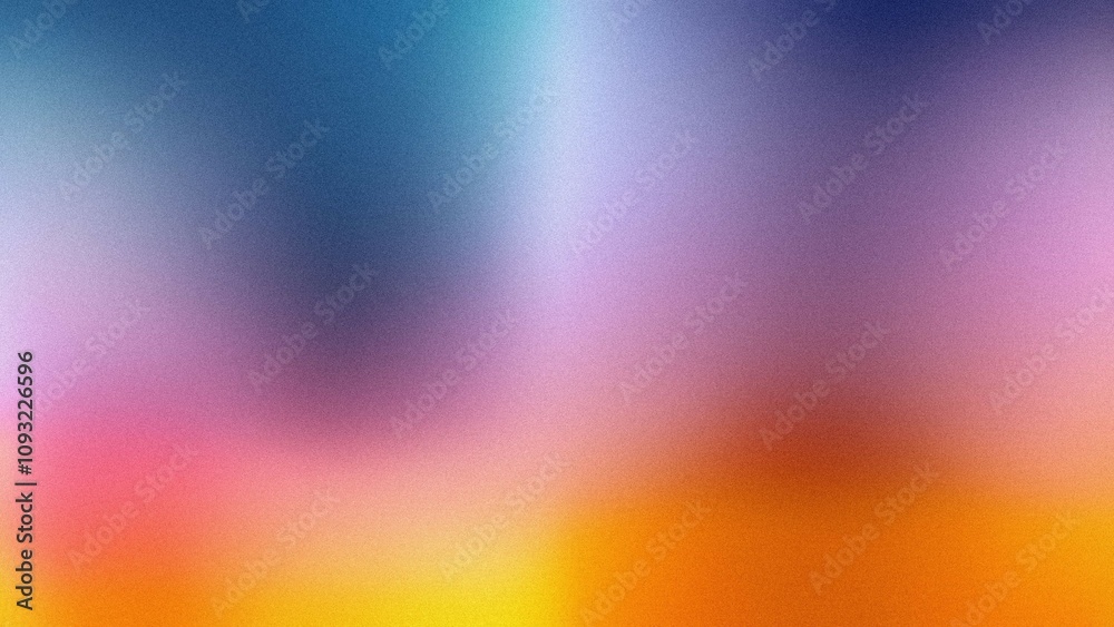 Obraz premium Colorful gradient background. Vibrant hues blend seamlessly, evoking feelings of warmth and optimism. Ideal for design projects.