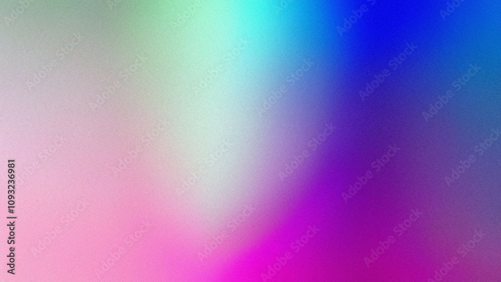 Fototapeta premium Colorful gradient background. Vivid rainbow hues blend smoothly creating a dreamy, ethereal atmosphere. Perfect for designs needing a vibrant backdrop.