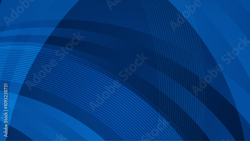Abstract dark blue geometric gradient background for business presentation, technology seminar or modern creative show