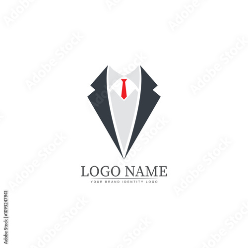 tuxedo logo template vector icon illustration design vector photo