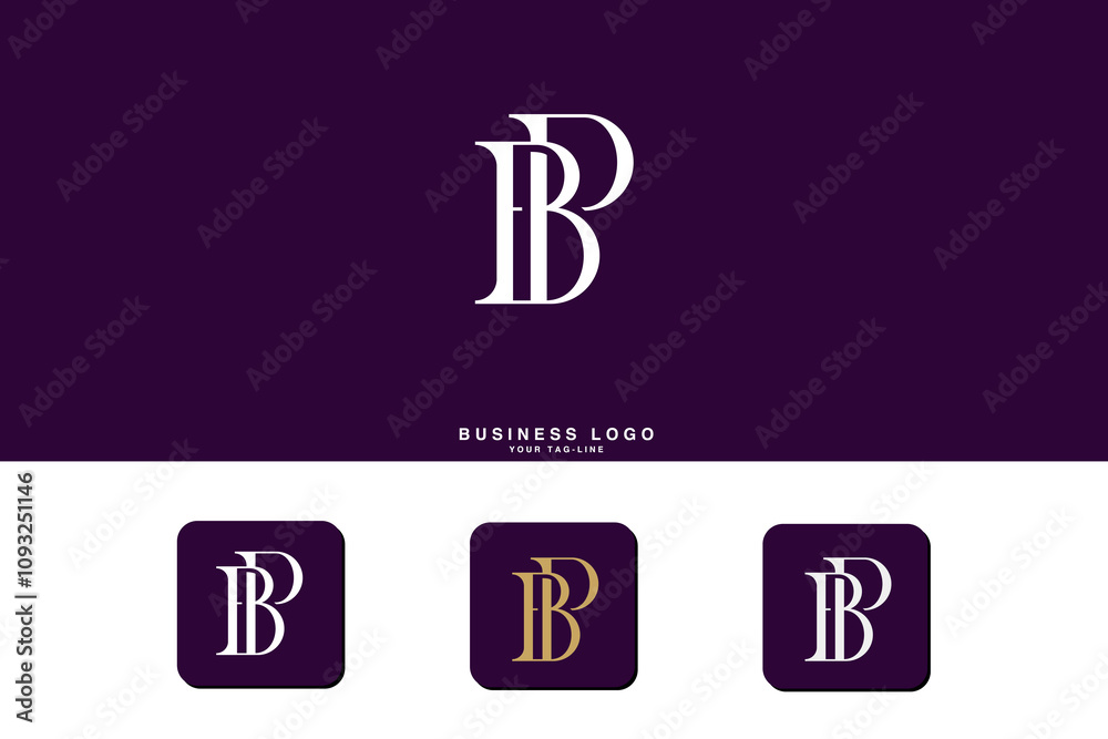 BQ, QB, B, Q, Abstract Letters Logo Monogram BQ, QB, B, Q, Abstract Letters Logo Monogram