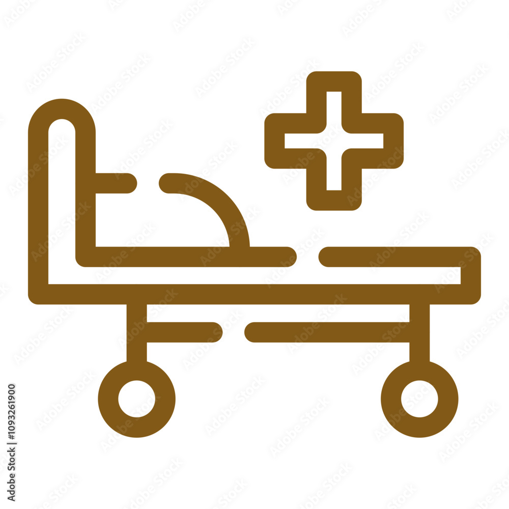 Hospital Bed Icon Design Hospital Bed Icon Design