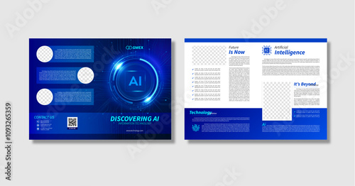 This Technology Brochure Template can be used for any business purpose or others Projects. All fonts, shape & other elements are very easy to customize.