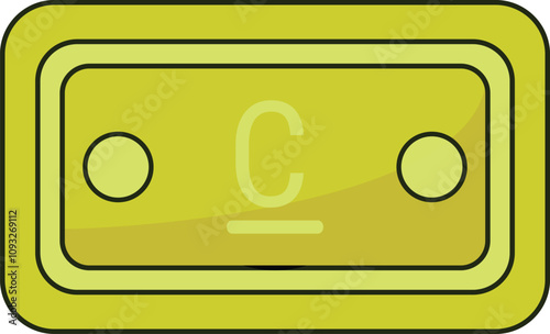 Kyrgyzstan Som Note Icon Currency Finance Illustration