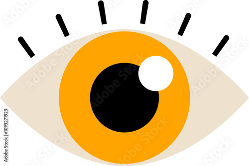 Abstract eye icon