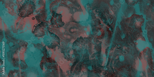 Abstract background of colorful liquid liner. Abstract texture of liquid acrylic. Macro mineral stone malachite on a white background
